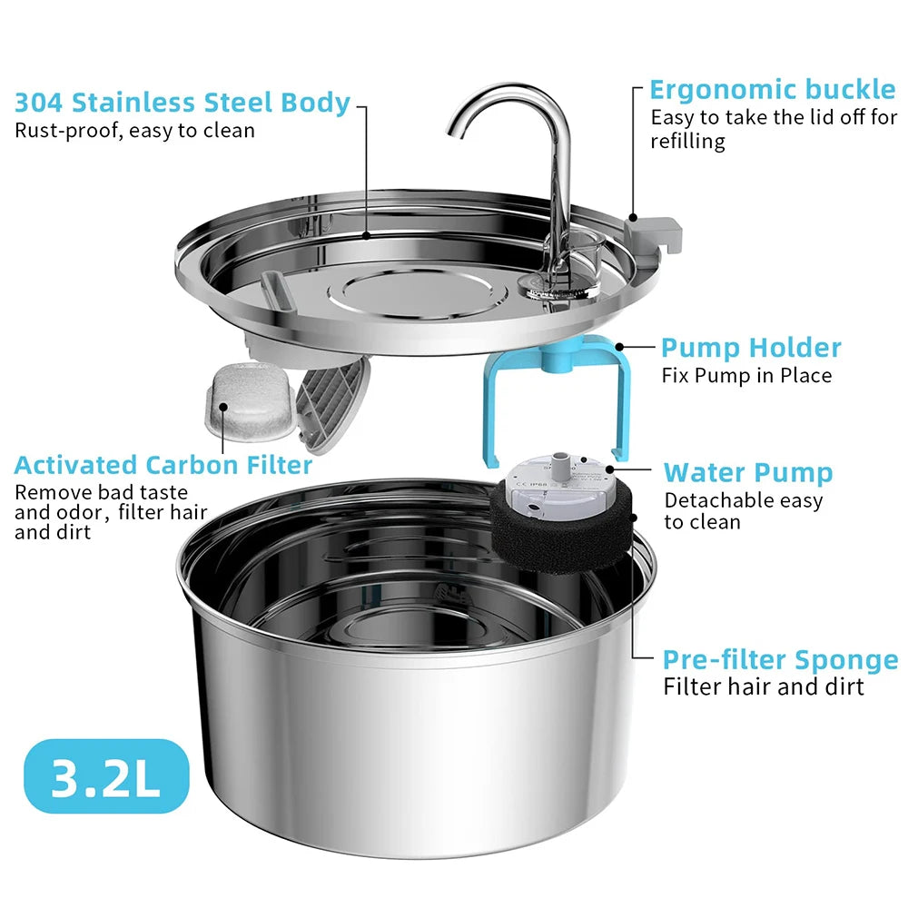 AquaPaws™ 2.0 Water Fountain