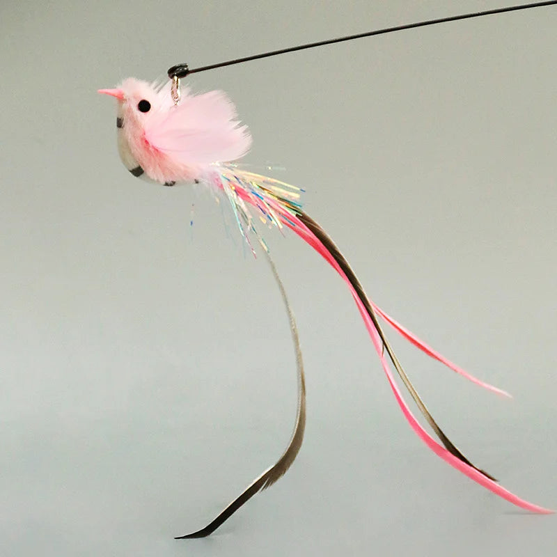 Handfree Bird/Feather Cat Wand
