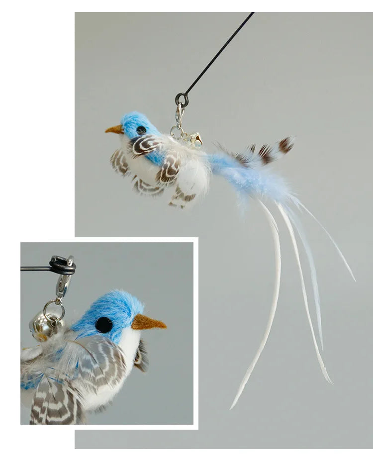 Handfree Bird/Feather Cat Wand